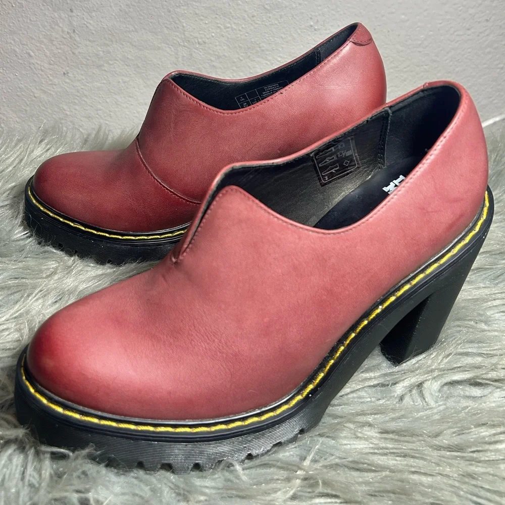 Cordelia - Chunky Heel in Dusty Rose